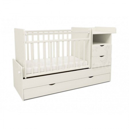 SKV-Company Детская кроватка Jiraffe (550031) Белый А-42